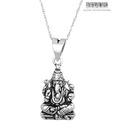 Revlis Lord Ganesha Real Silver Pendant