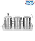 SG Acrylic & Stainless Steel + Polycarbonate Multi-Purpose Rack