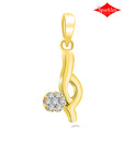 Sparkles Trendy Diamond & Gold Pendant