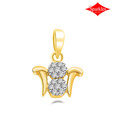 Sparkles Stunning Diamond & Gold Pendant