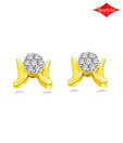 Sparkles Lovely Diamond & Gold Earrings