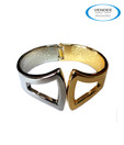 Vendee Magnificent Silver and Golden Bangle