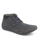 Bacca Bucci Navy Blue Ankle Length Shoes