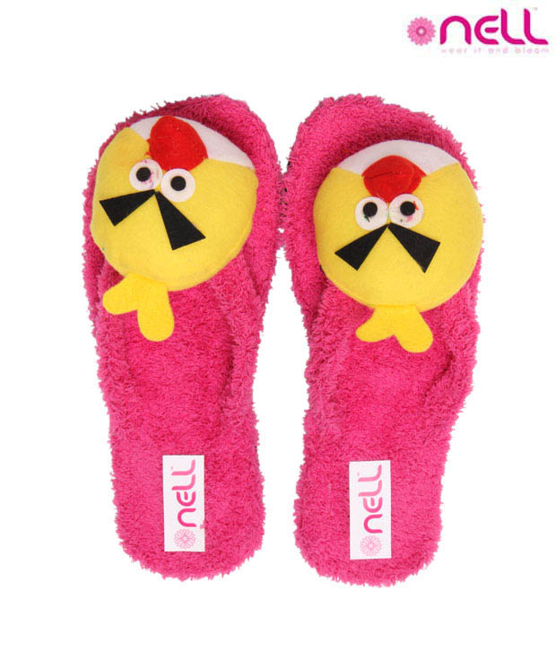 Nell Angry Bird Pink Slippers