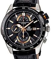 Casio Black & Rose Gold Multi-layered Face Design Watch