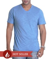 Globus Blue Slub T-Shirt