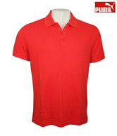 Puma Red Polo Cotton T-Shirt