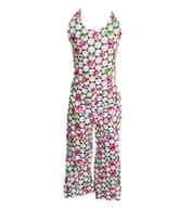 Kilkari Cream & Pink Jumpsuit