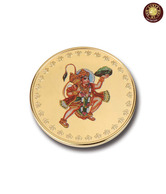 Aarya24kt Hanuman Gold plated coin AR-CN-017