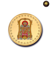 Aarya24kt Balaji Gold plated coin AR-CN-020