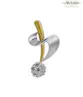 Avsar Gold & Diamond Fashion Art Pendant