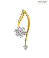 Avsar Gold & Diamond Lovely Flower Pendant