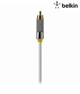 Belkin Digital Coax Cable -2RCA,6inch White BLK-AV10043-06-WHT
