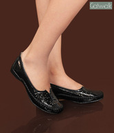 Catwalk Spectacular Black Belly Shoes