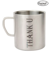 Everwel Thank U Quoted Stainless Steel Coffee Mug