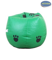 Orka Bean Bags Paws Design Green  Bean Bag