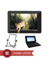 Devante 3D Wonder Tablet with 7 Inch Tablet Stand and Leather Keyboard