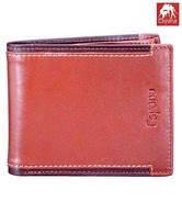 Espana Burnt Umber & Brown Stitch Wallet