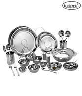 Everwel Stainless Steel 25 Pcs Dinner Set