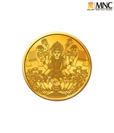 MNC 20 Gm 22kt Goddess Laxmi Gold Coin With 916 Fineness