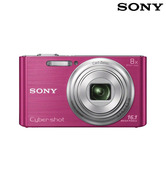 Sony CyberShot W730 16.1MP Point & Shoot Digital Camera (Pink)