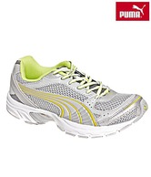 Puma Exsis Wn's Ind White & Lime Yellow Running Shoes