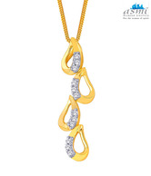 Asmi Stunning Diamond & Gold Pendant