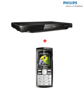 Philips DVP 3608 DVD Player with Reliance 7610 GSM Mobile