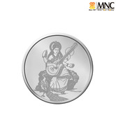 MNC 100 Gm Sacred Goddess Saraswati Silver Coin With 99.9% Purity