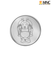 MNC 10 Gm Joyous Laughing Buddha Silver Coin With 99.9% Purity