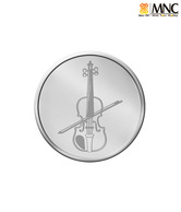 MNC 50 Gm Mellow Violin Silver Coin With 99.9% Purity