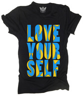 Unisopent Black Love Your-Self T-shirt