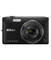 Nikon Coolpix S3500 20.1 MP Point & Shoot Digital Camera (Black)