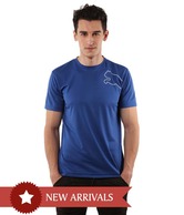 Puma Smart Blue Half Sleeves T-Shirt