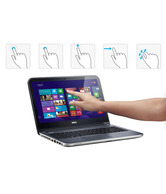 Dell Inspiron 14R 5421-TOUCH (Intel Core i5 3337U - 4GB RAM- 500GB Hard Disk Drive- 14 Inch HD Touch Screen- NVIDIA GeForce GT730M 2GB- Windows 8 Single Language 64-Bit) (Silver)