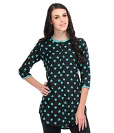 Yepme Reese Black Heart Printed Top