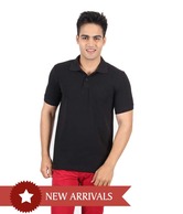 United Colors of Benetton Black Collar T shirt