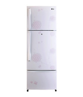 LG GL-388YEQ(BW) Bouquet White Double Door Refrigerator 377 Ltr