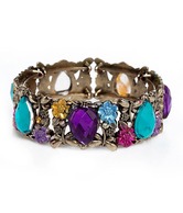 Adhira Dazzling Multi-colour Stone Studded Bracelet
