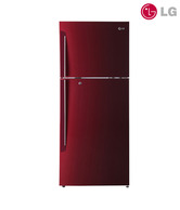 LG GL-478GRQ4 Double Door 420 Ltr Refrigerator Gradiation Red