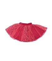 Quarter Spoon Coral Red Skirt