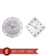 Cosmosgalaxy Buy 1 Get 1 Wall Clocks