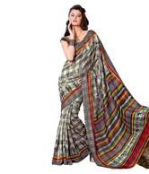 Prafful Trendy Multi-Coloured Printed Bhagalpuri Silk Saree