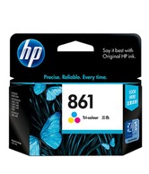 HP 861 Tricolor Inkjet Print Cartridge