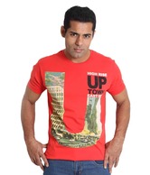 Globus Red Printed T Shirt
