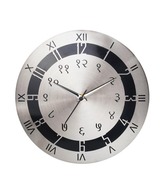 Cosmosgalaxy Exquisite Round Silver Wall Clock