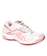 Reebok White & Pink Easy Tone Shoes