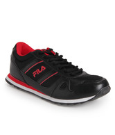 Fila Jackson Black & Red Running Shoes