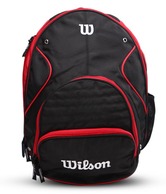 Wilson Black & Red Detailing Waterproof Backpack