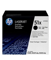 HP LaserJet Q7551X Dual Pack Print Cartridge